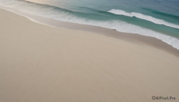 outdoors,sky,day,water,no humans,ocean,beach,scenery,sand,horizon,waves,shore,footprints,vehicle focus