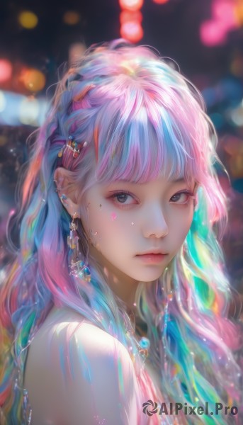 The majestic beauty of a female set within a calm dynamic scene