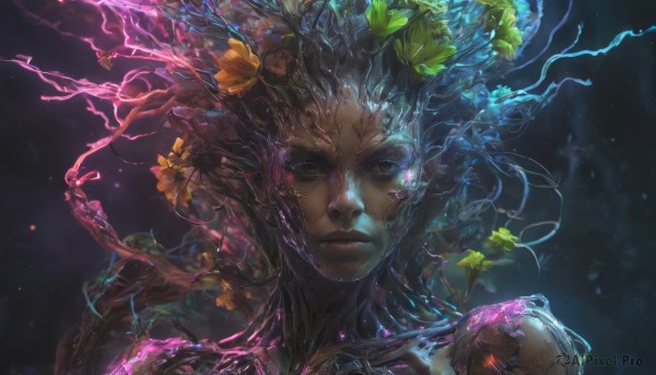 A magnificent female within dynamic scene