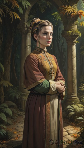 Image of a female in a beautiful outdoors