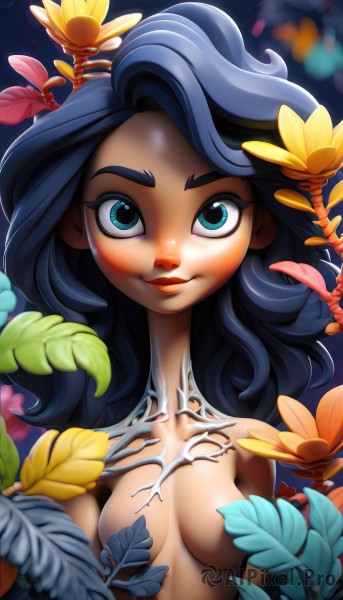 The beauty of a female set in a captivating dynamic scene