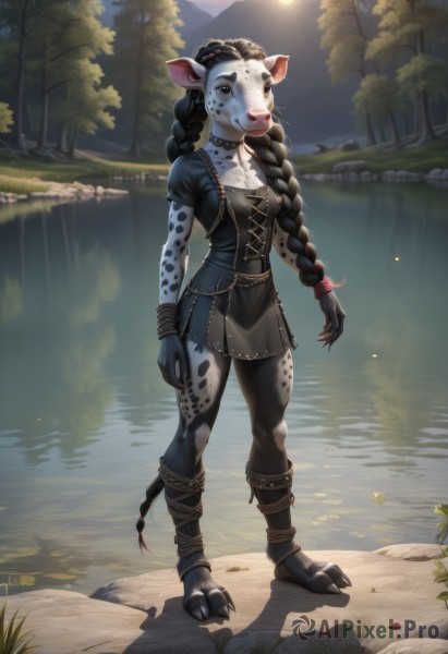 A unique view of a female in day