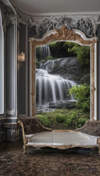The wonder of a male in a picturesque scenery
