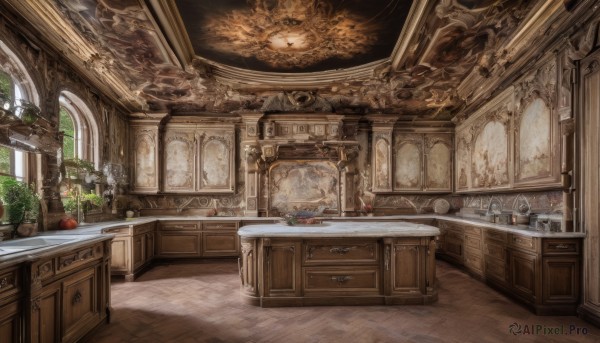 A indoors in a breathtaking day