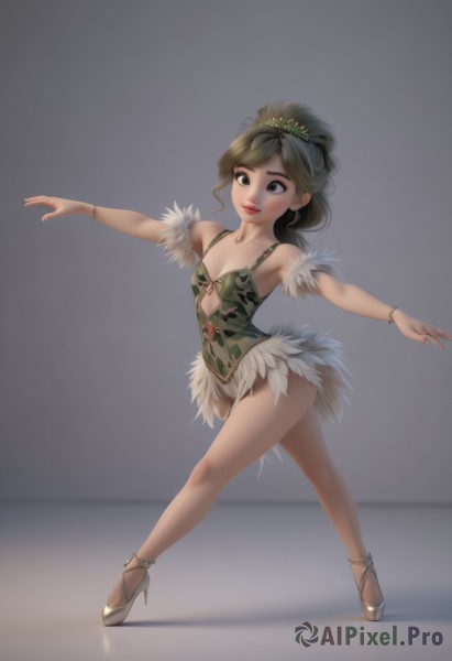 The majestic beauty of a female set within a calm dynamic scene