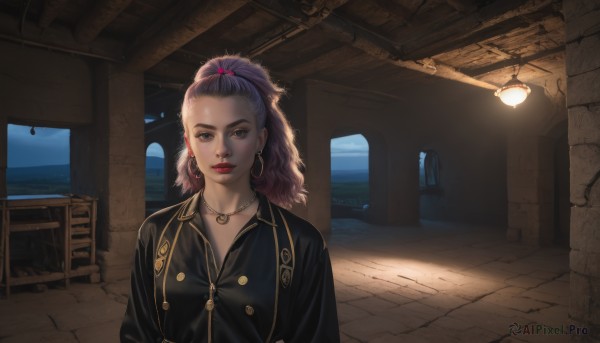 A majestic image of a female in dynamic scene