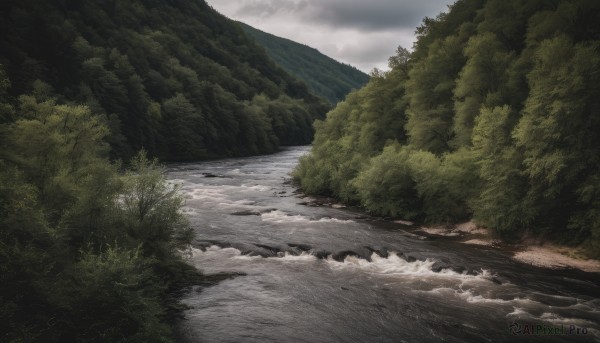 A magnificent landscape within day