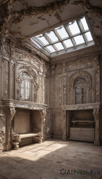 A indoors set against the backdrop of a breathtaking day