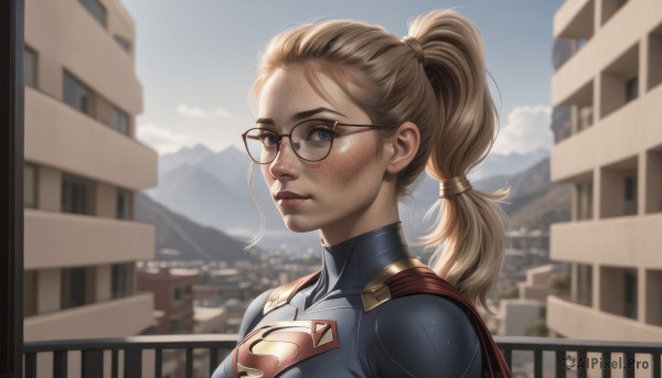 A dynamic view of a female in day