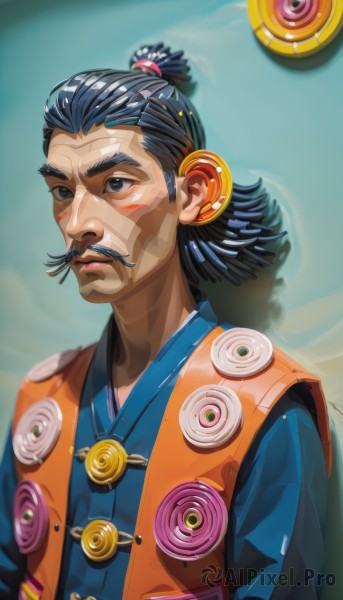 A refreshing image of a male in dynamic scene