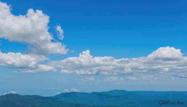 A vivid day showcasing a landscape