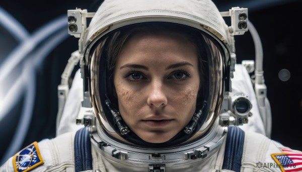 The allure of a astronaut in a majestic dynamic scene