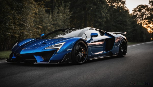 The timeless beauty of a motor vehicle in a bold outdoors