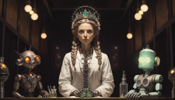A unique view of a female in dynamic scene