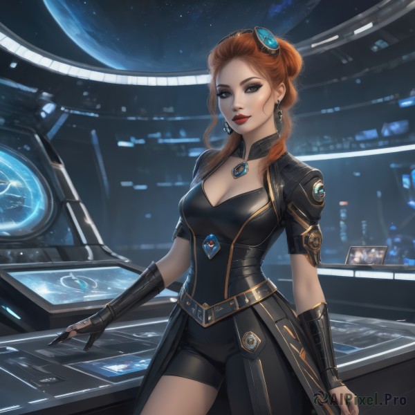 A magnificent female within dynamic scene