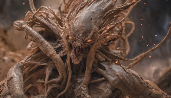 A graceful alien captured in dynamic scene