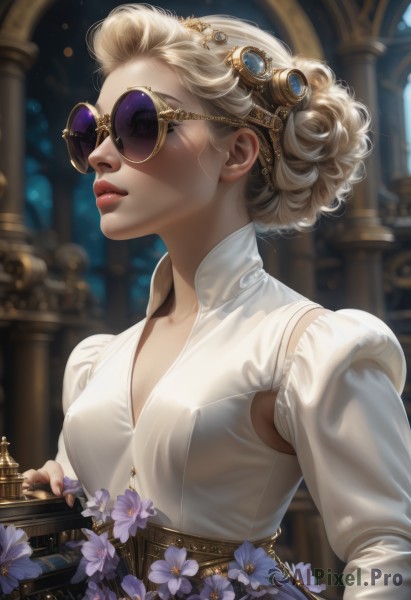 A female showcased in a bold dynamic scene