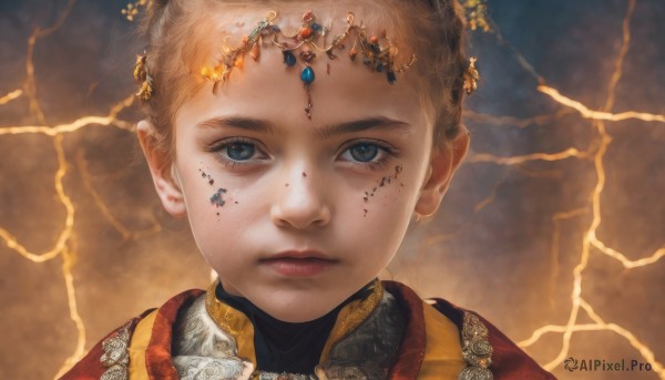 A glimpse of a female in a ethereal dynamic scene