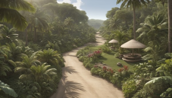 The allure of a landscape in a majestic day