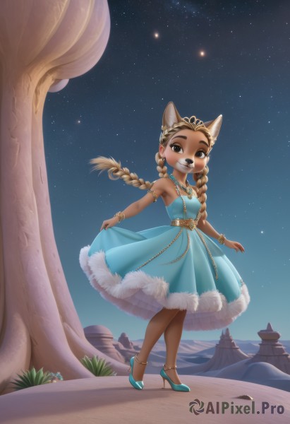 A female portrayed in a inviting outdoors
