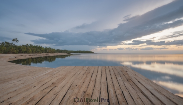 outdoors,sky,day,cloud,water,tree,blue sky,no humans,ocean,cloudy sky,nature,scenery,forest,reflection,mountain,horizon,river,landscape,lake,blurry,beach,sunset,sand,shore,pier