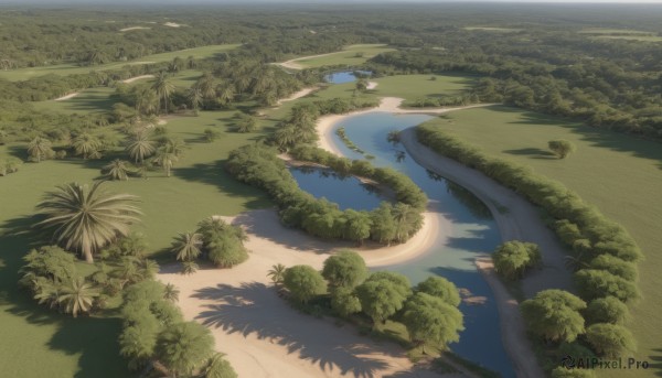 outdoors,sky,day,water,tree,no humans,shadow,grass,plant,nature,scenery,forest,reflection,road,bush,river,landscape,lake,cloud,blue sky,ocean,from above,beach,sand,shore,path