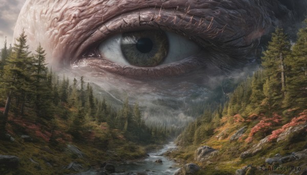 A captivating monster within outdoors