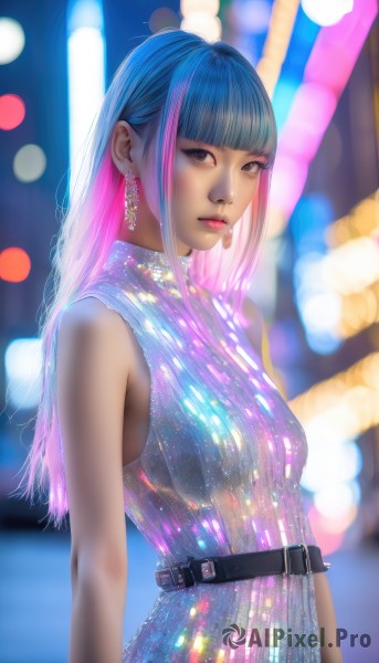 A idyllic female within a beautiful dynamic scene