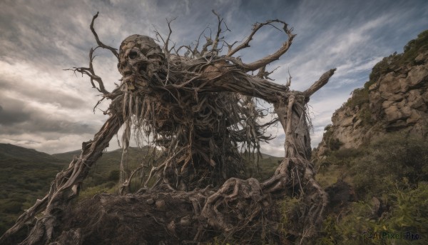 A monster portrayed in a refreshing day
