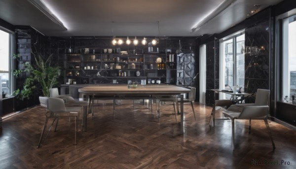 A indoors surrounded by a captivating rainy day