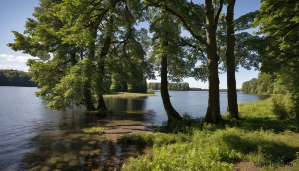 A peaceful image of a landscape in day