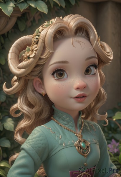 A female in a dynamic outdoors