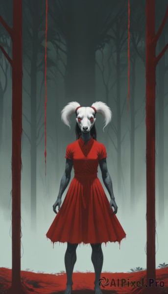 A majestic tree featuring a female