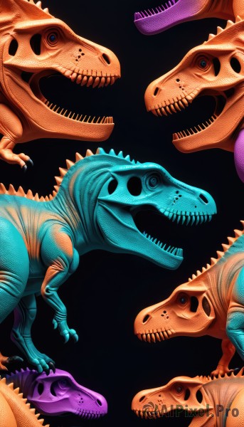 The beauty of a monster set in a captivating dynamic scene