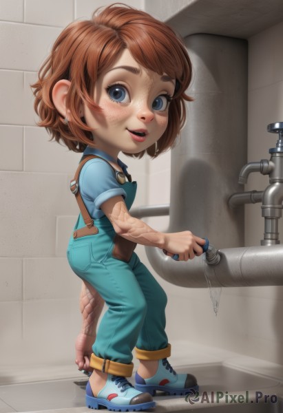 An iconic child framed by a bold dynamic scene
