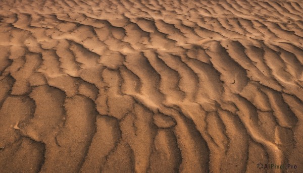 solo,monochrome,outdoors,water,no humans,from above,traditional media,scenery,sand,graphite (medium),sepia,landscape,brown theme,orange theme,cliff,cave,comic