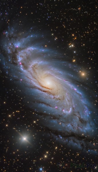 A galaxy caught in a breathtaking outdoors