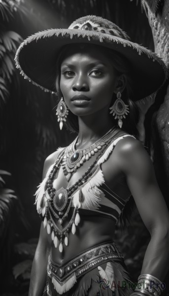 A female portrayed in a inviting outdoors