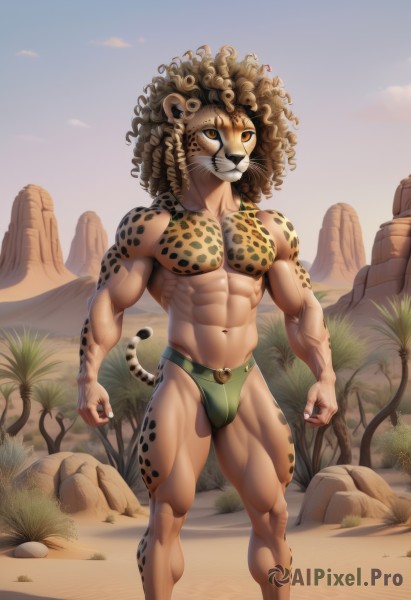 A magnificent male within outdoors