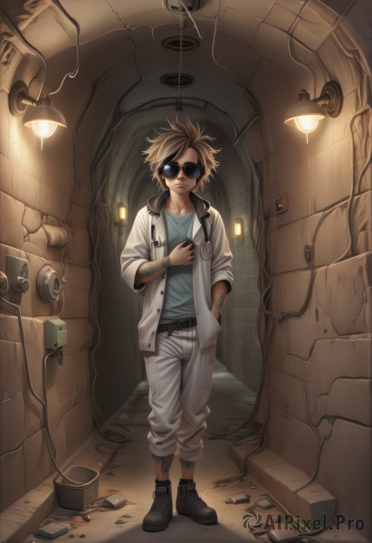 A male portrayed in a refreshing dynamic scene