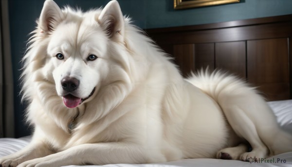 The timeless beauty of a dog in a tranquil dynamic scene