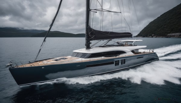 The charm of a boat in a bold day