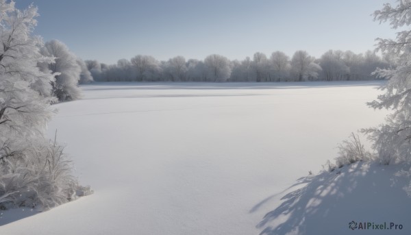 A glimpse of a unique subject in a ethereal snowy day