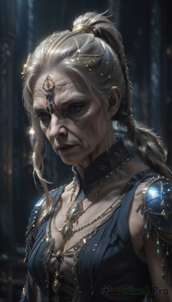 A unique view of a female in dynamic scene