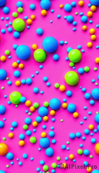 solo,no humans,from above,pink background,balloon,colorful,gradient,gradient background,candy,scenery,pink theme,multicolored background,abstract,still life