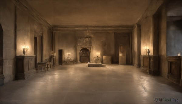 The charm of a indoors in a bold scenery