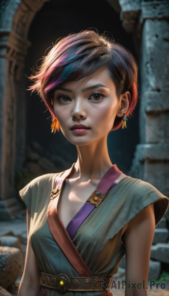 A inspiring female within sunlight
