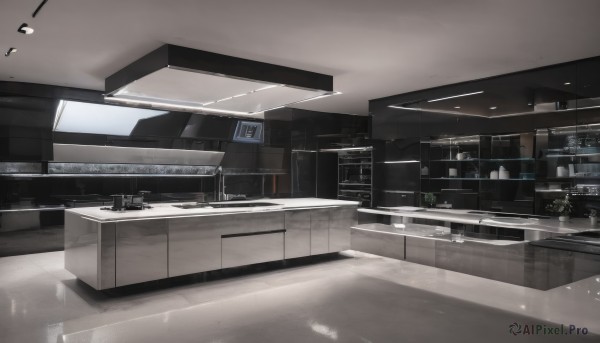 A indoors captured in a dynamic scenery