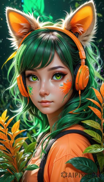 A female caught in a peaceful dynamic scene