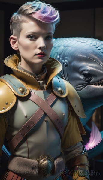 The majestic beauty of a female set within a dynamic dynamic scene